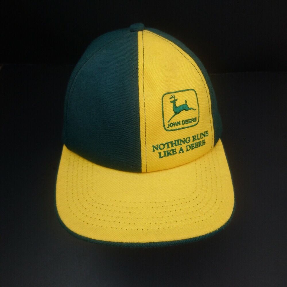 VTG K-products Strap Back John Deere Nothing Runs Like a Deer Hat